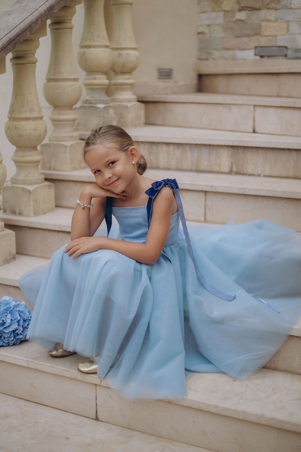 Сукня Еліс блакитна