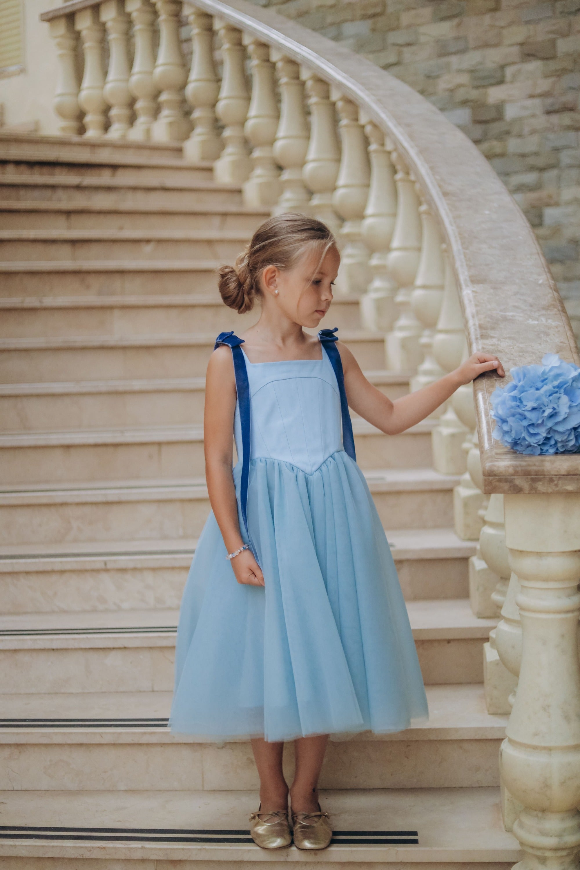 Сукня Еліс блакитна