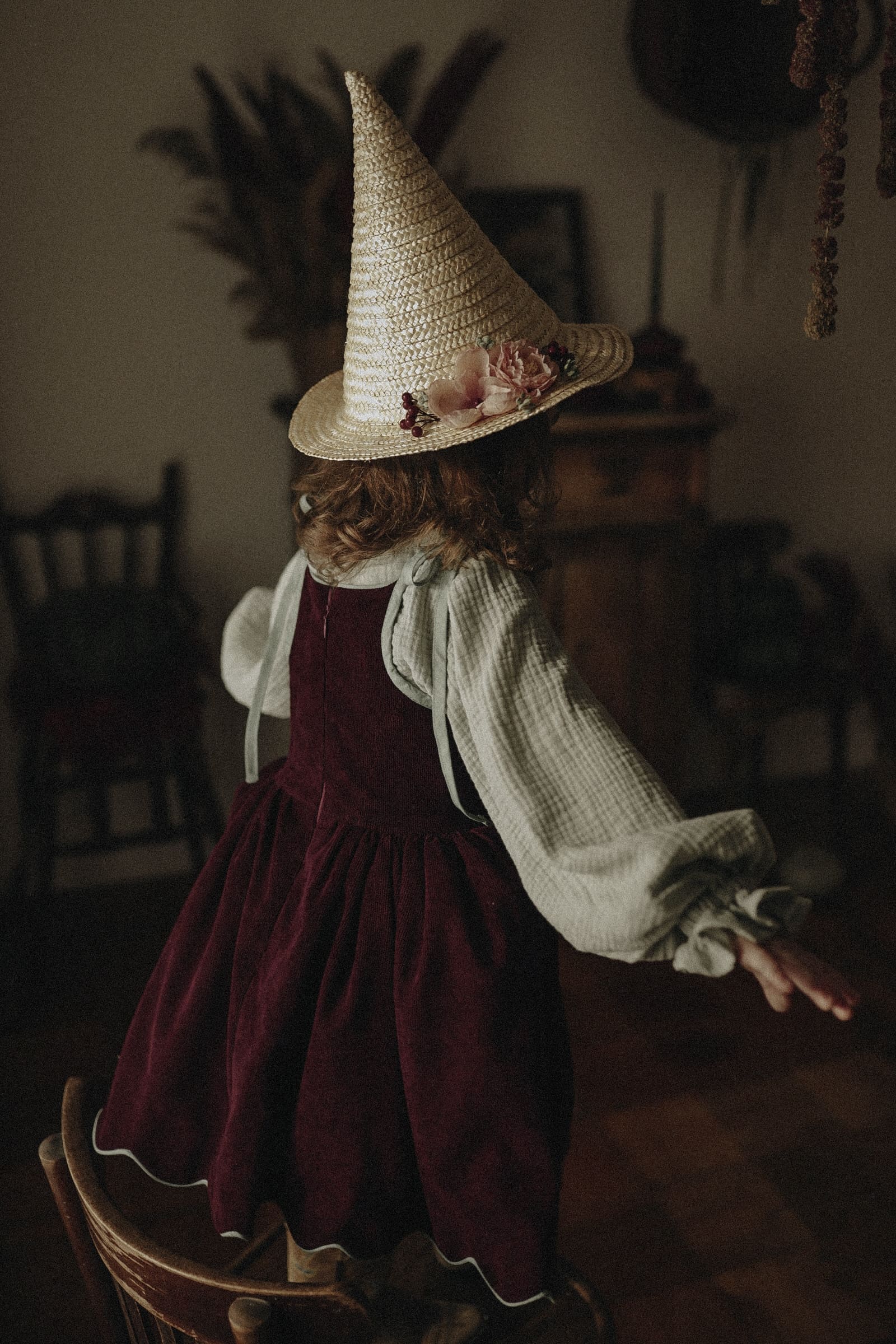 Сукня Амелі вишнева