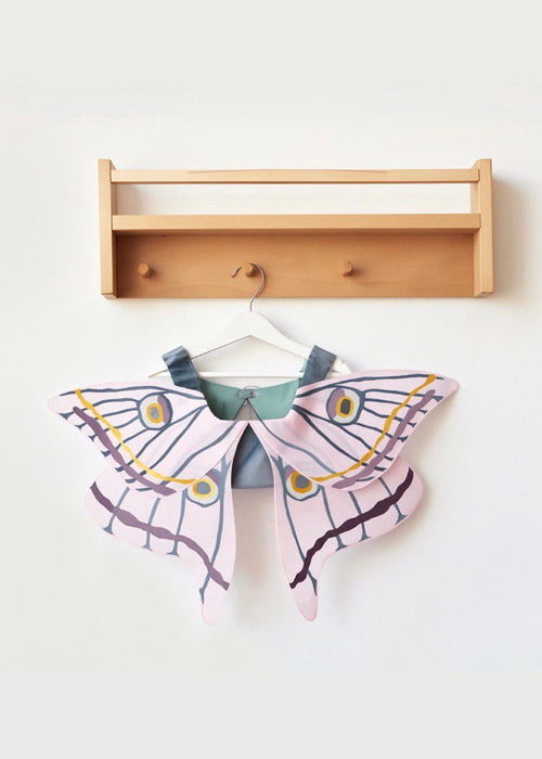 Крила на жилетці блакитно-рожеві